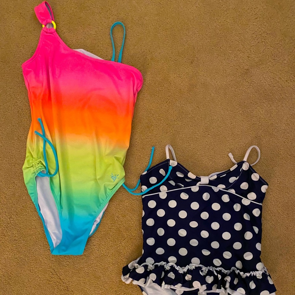 Girls Bathing Suit bundle size 14